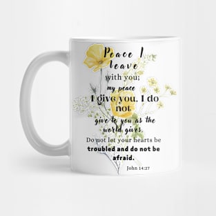 John 14:27 Famous Bible Verse Mug